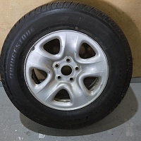 Колесо R16 (6.5J ET45 5*114.3) (225*70) (летнее) Bridgestone Dueler 